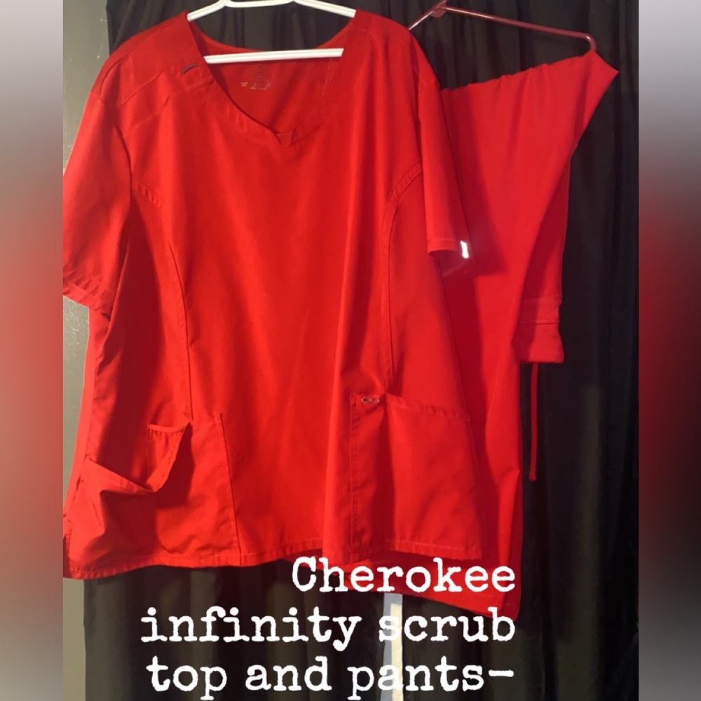 Cherokee infinity scrub top and pants 5x